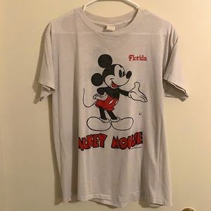 Vintage Mickey Mouse T-Shirt (Front and Back Design)